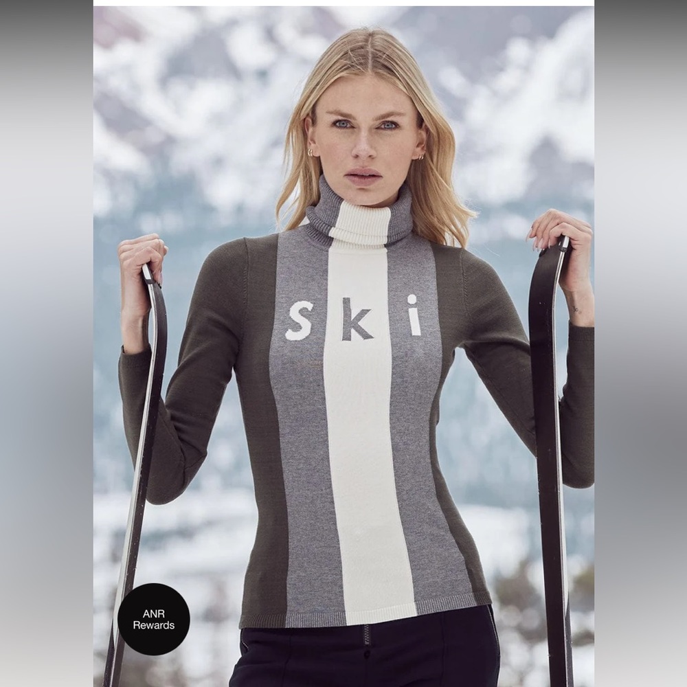 New Alp n rock SKI 1970  turtleneck  color Olive size M